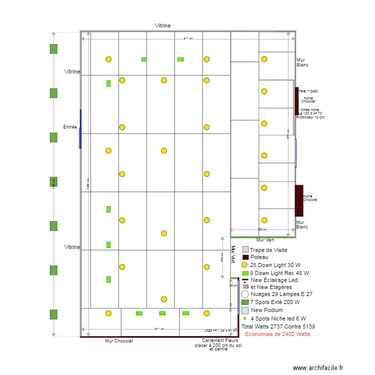 Plan Eclairage Mozac 2020 Plafond. Plan de 0 pièce et 0 m2