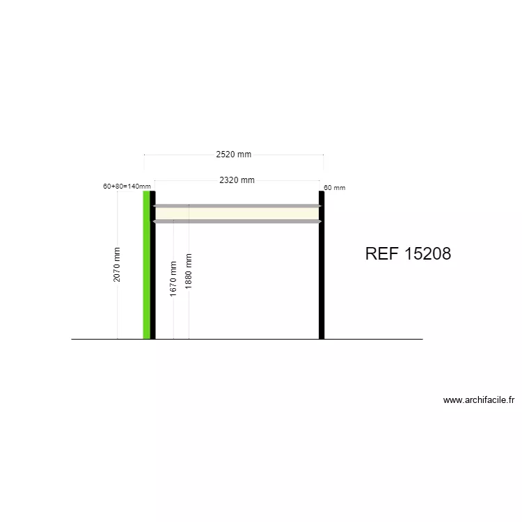 SANI PACK     REF  15208. Plan de 
