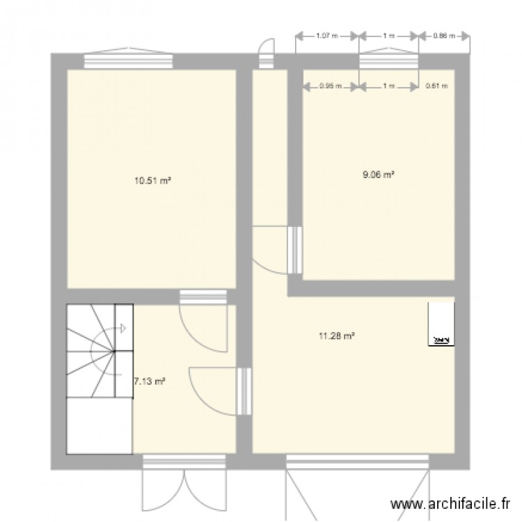 Plan rdc. Plan de 0 pièce et 0 m2