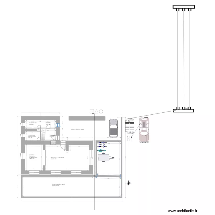 BERGERIE RDC PC 13. Plan de 