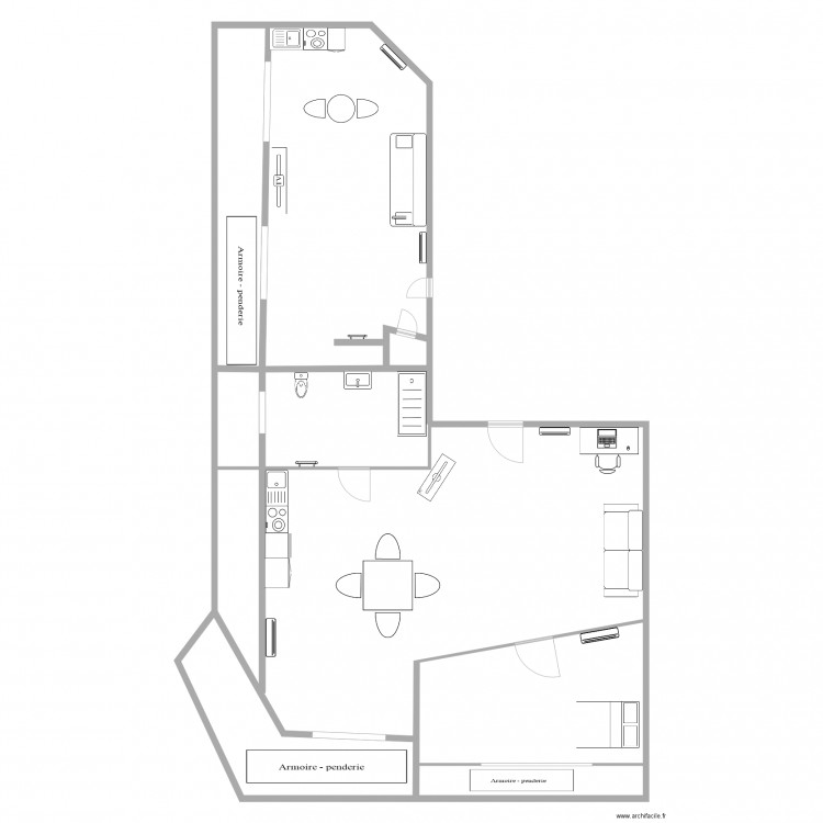 studio 3 projet  Famille jacques. Plan de 0 pièce et 0 m2