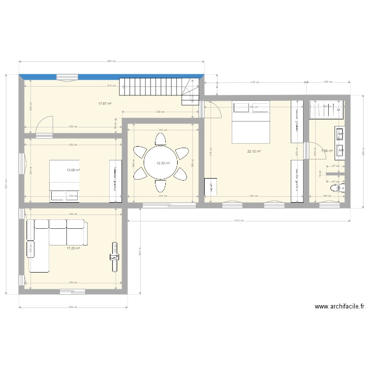 Maison 1er étage Frost  Marina VF. Plan de 0 pièce et 0 m2