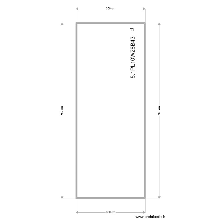 wall 28 flat plugs X 3. Plan de 1 pièce et 22 m2