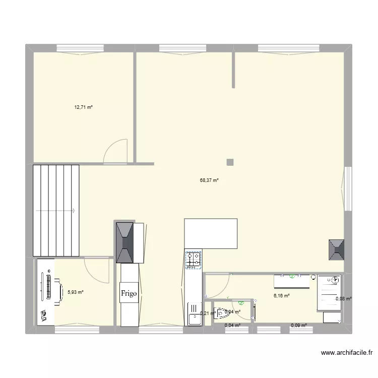 Saint Symp Et1 SdB. Plan de 