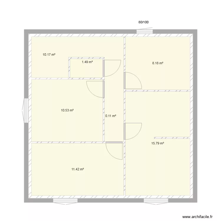 Etage Brut. Plan de Etage Brut. Plan de