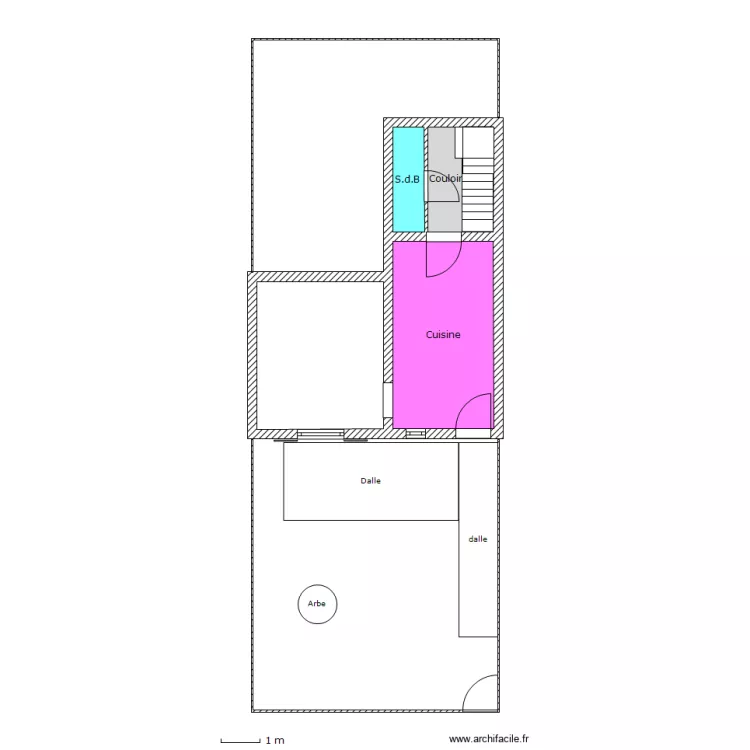Rez de Chausser. Plan de 