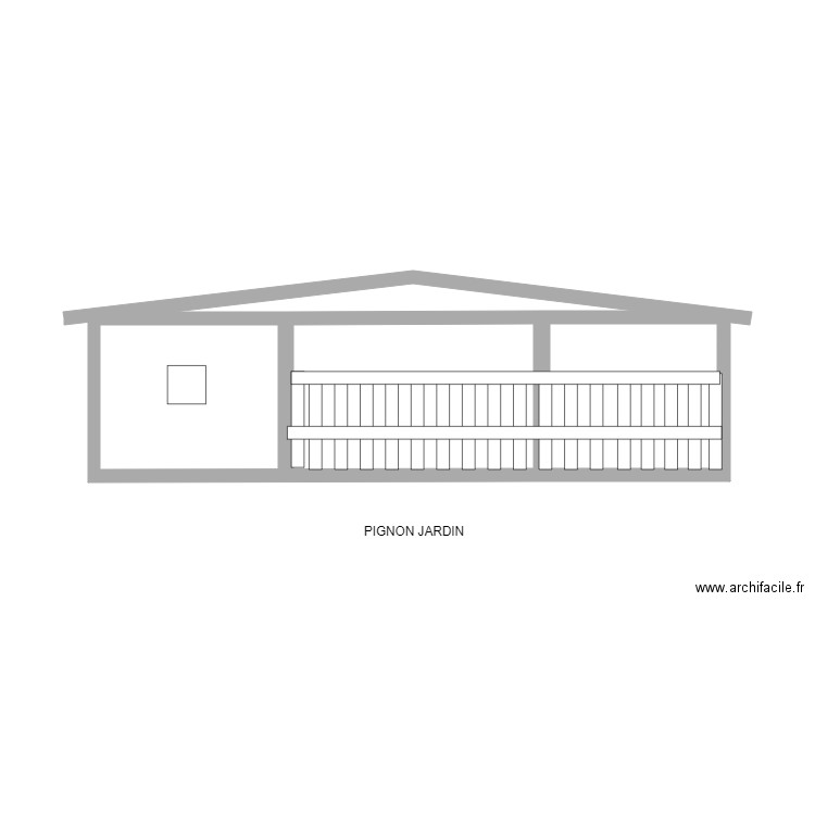 verandahaut jardin. Plan de 0 pièce et 0 m2