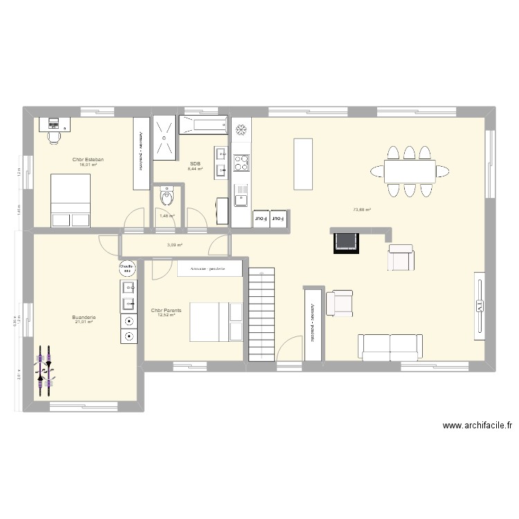 latecoere. Plan de 0 pièce et 0 m2