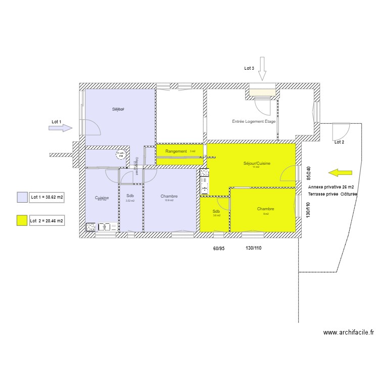 POLI 24 ter projet 6. Plan de 0 pièce et 0 m2