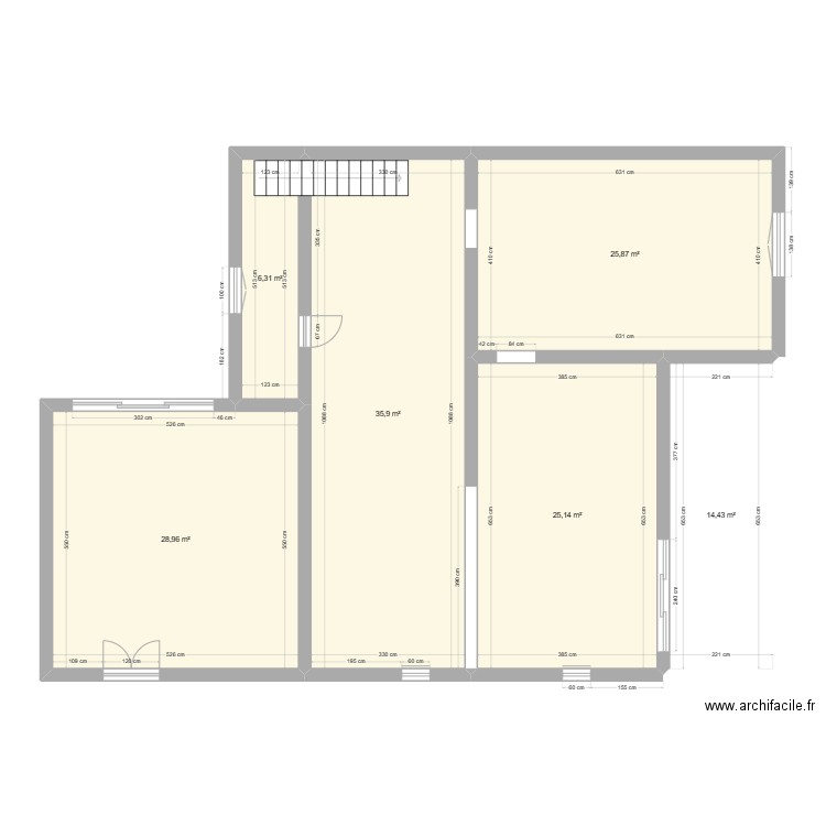 PVA. Plan de 0 pièce et 0 m2