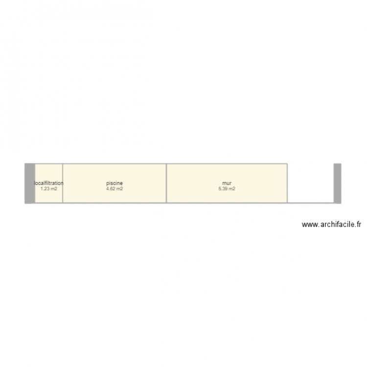 DP2 Plan en coupe . Plan de 0 pièce et 0 m2