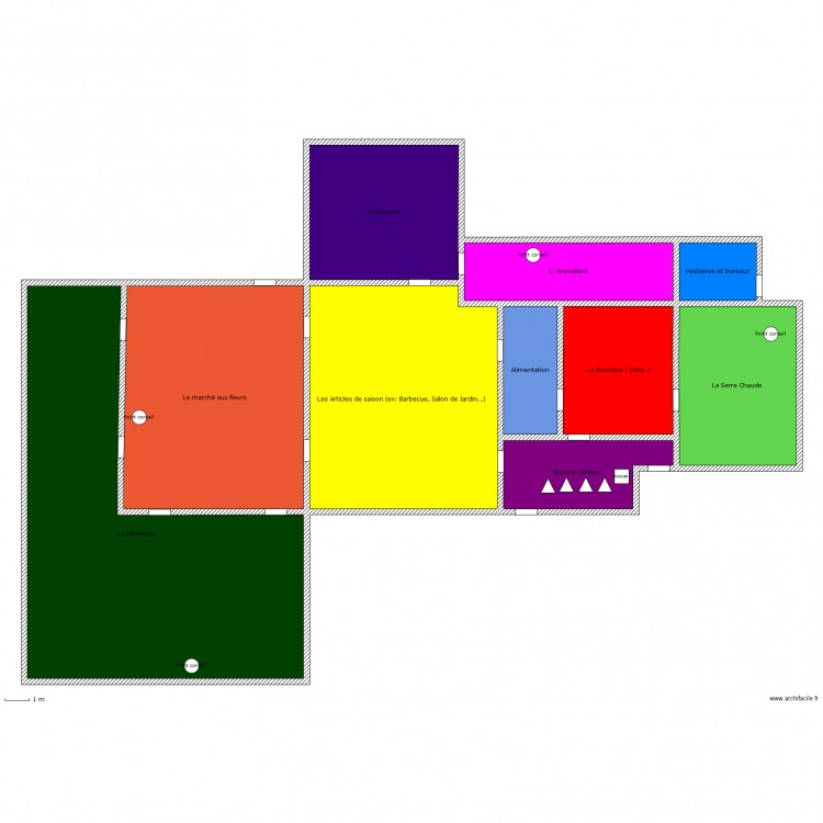 Jardiland Calais. Plan de 0 pièce et 0 m2