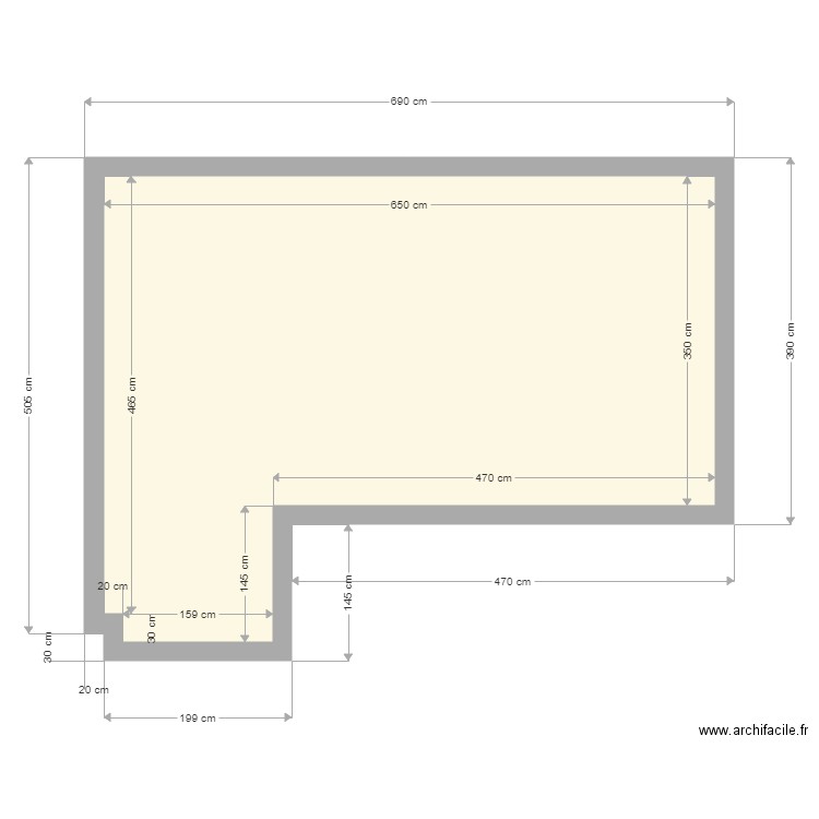 petit local. Plan de 0 pièce et 0 m2