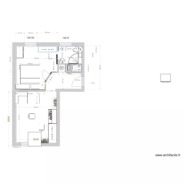jeanny APPARTEMENT CUISINEagandi 2022 . Plan de 