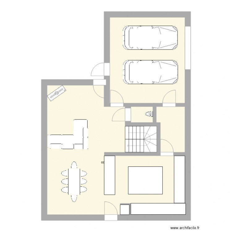 Projet 5 Bas sans cotation. Plan de 0 pièce et 0 m2