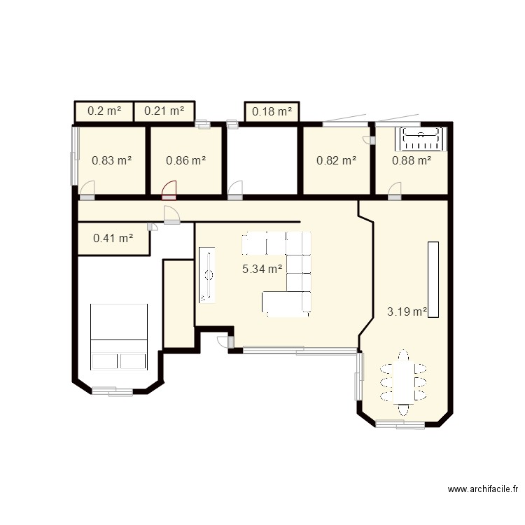 maison chinois ondimba. Plan de 0 pièce et 0 m2