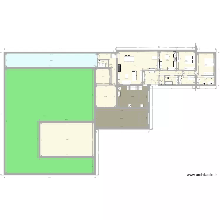 Vedrin maison 15 et piscine 2. Plan de Vedrin maison 15 et piscine 2. Plan de