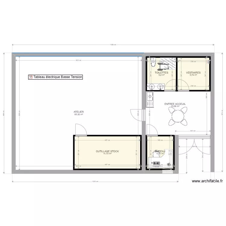 ATELIER GARE3. Plan de 