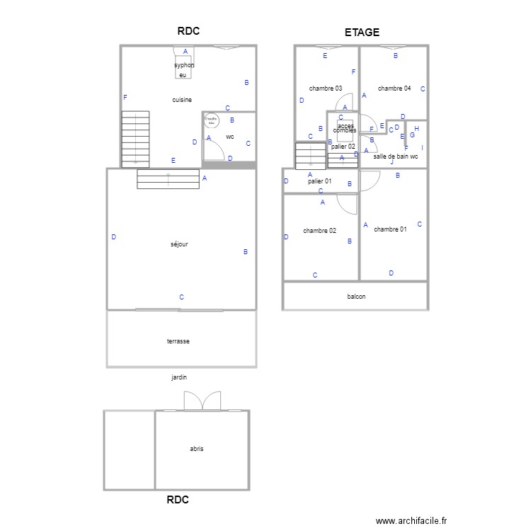 LAGUERIE. Plan de 0 pièce et 0 m2