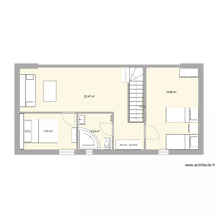 plan combles cotaion. Plan de 