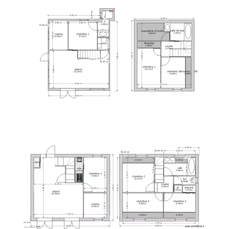 projet avec sde démolie. Plan de projet avec sde démolie. Plan de