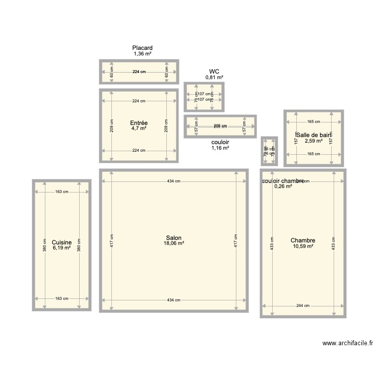 Appartement 21 anjou. Plan de 0 pièce et 0 m2