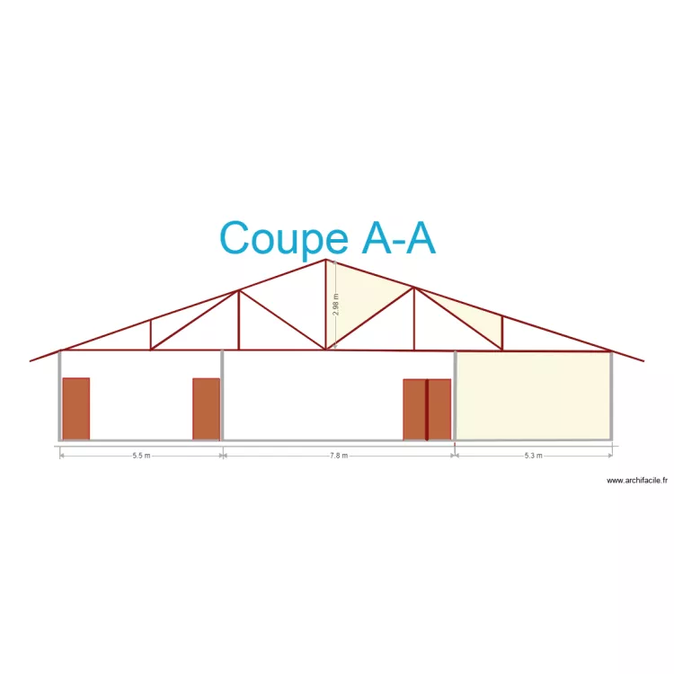 coupe AA prosperjuillet20. Plan de 