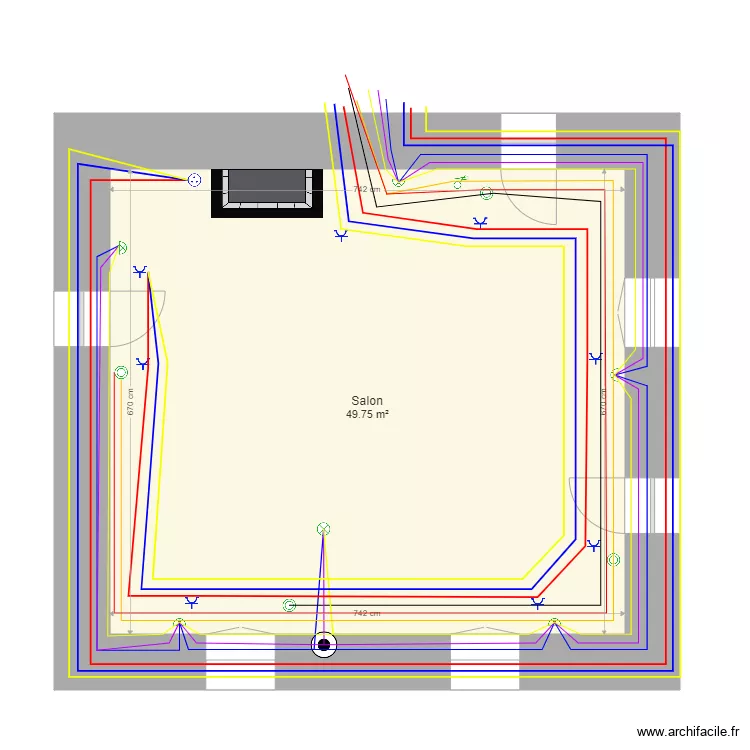 AR Salon2. Plan de 