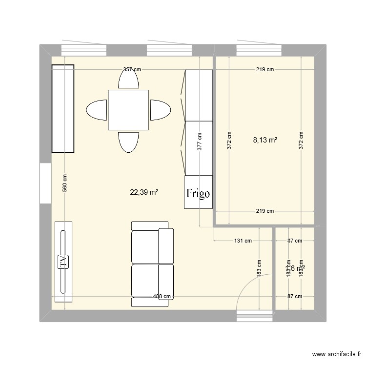 BELLEVILLE . Plan de 0 pièce et 0 m2