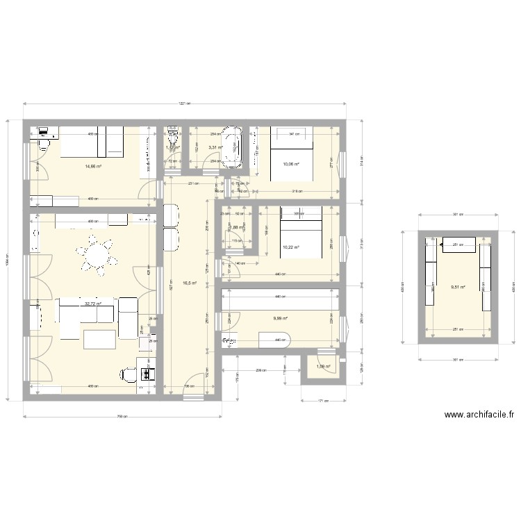 Fontenay v4. Plan de 0 pièce et 0 m2