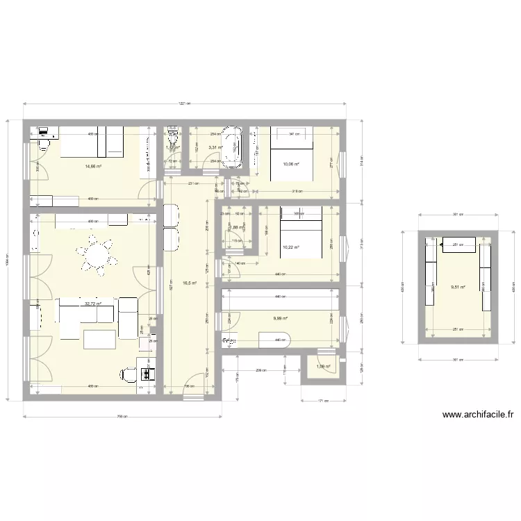 Fontenay v4. Plan de 