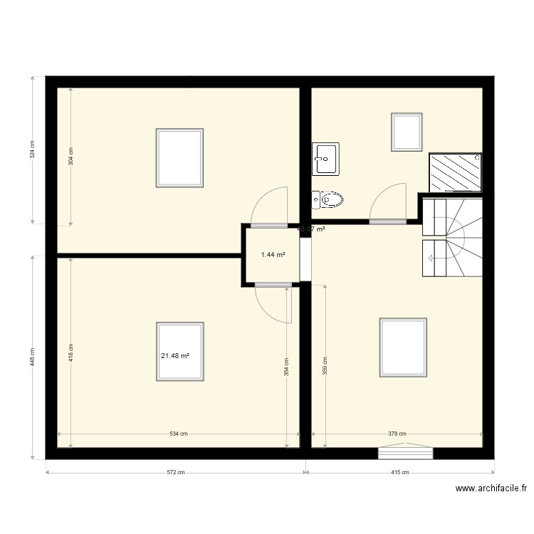 colas bouvet grenier. Plan de 0 pièce et 0 m2