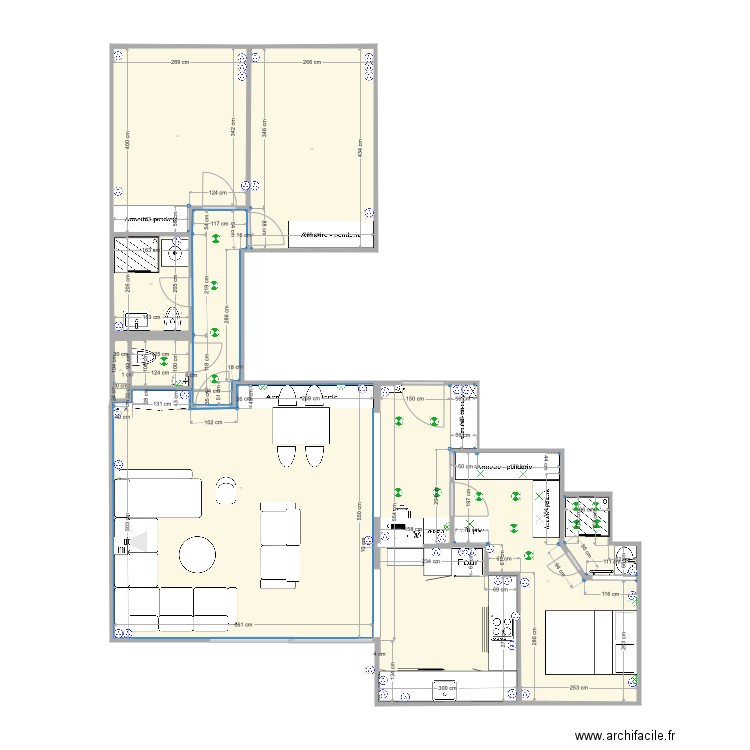 appartement V4. Plan de 0 pièce et 0 m2