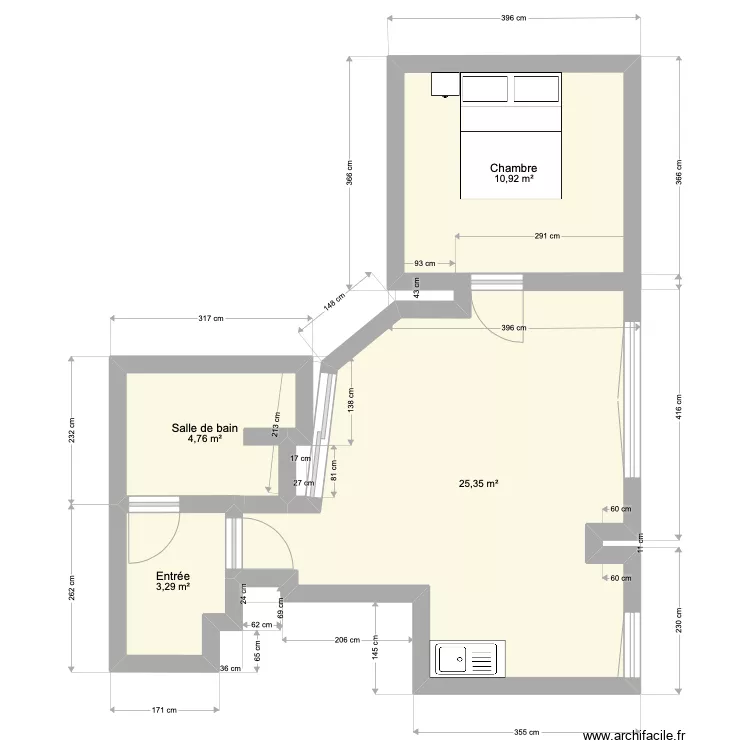 Appartement. Plan de 