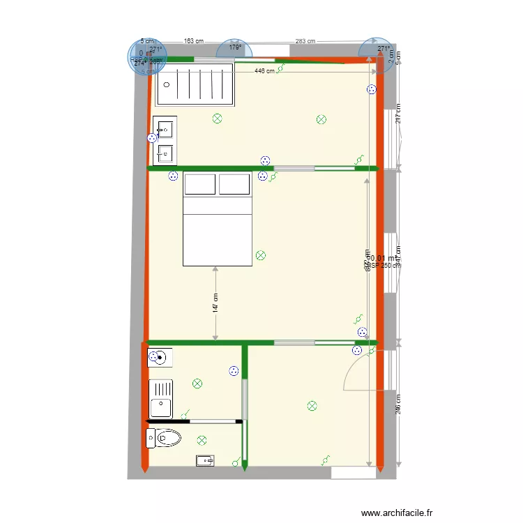 chauvot nouvelle cloison chambre plan electrique. Plan de 