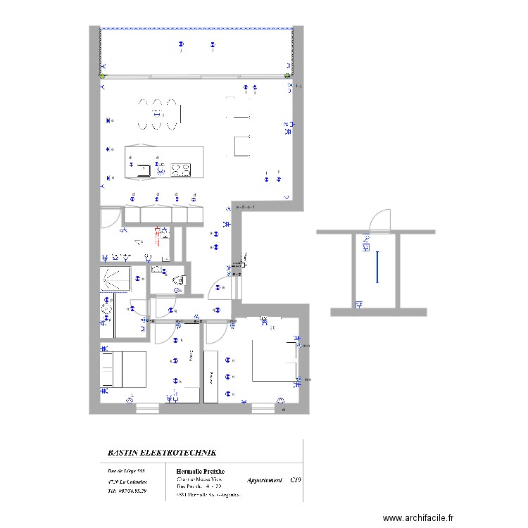 Appartement  Meuse View Bâtiment C19 domotique. Plan de 0 pièce et 0 m2
