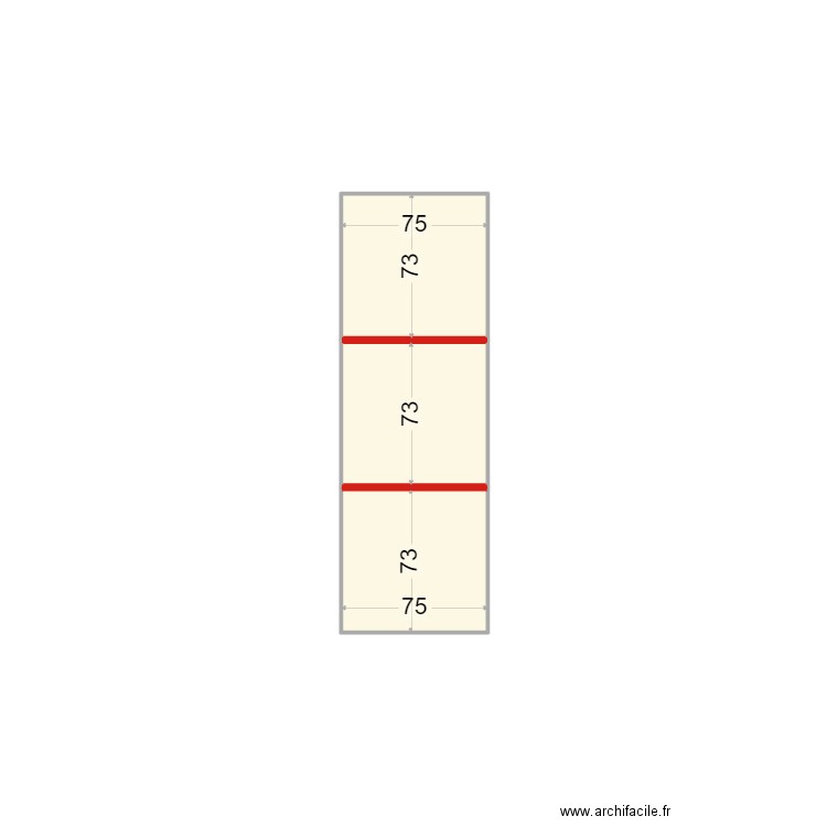 Poutre 01. Plan de 0 pièce et 0 m2