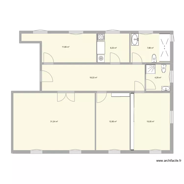 la residence. Plan de 8 Pièces et 107 m² la residence. Plan de 8 Pièces et 107 m²
