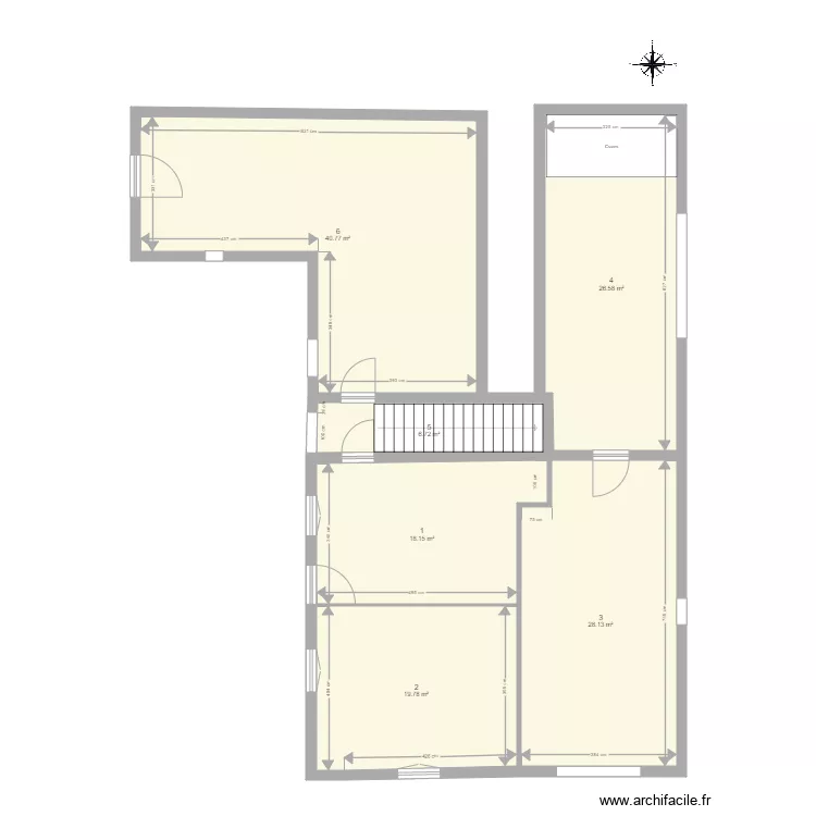 RDC Maison. Plan de 