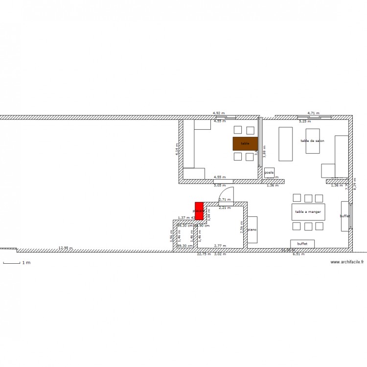 maison. Plan de 0 pièce et 0 m2