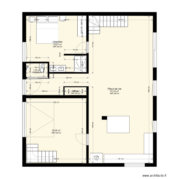 proposition plan futur rdc 2. Plan de 0 pièce et 0 m2