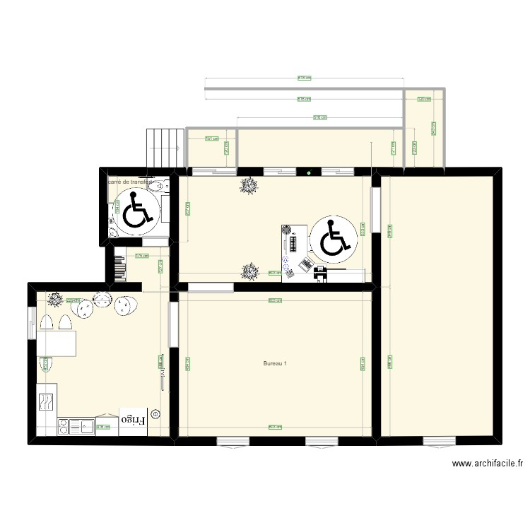 plan 4.7. Plan de 8 pièces et 109 m2