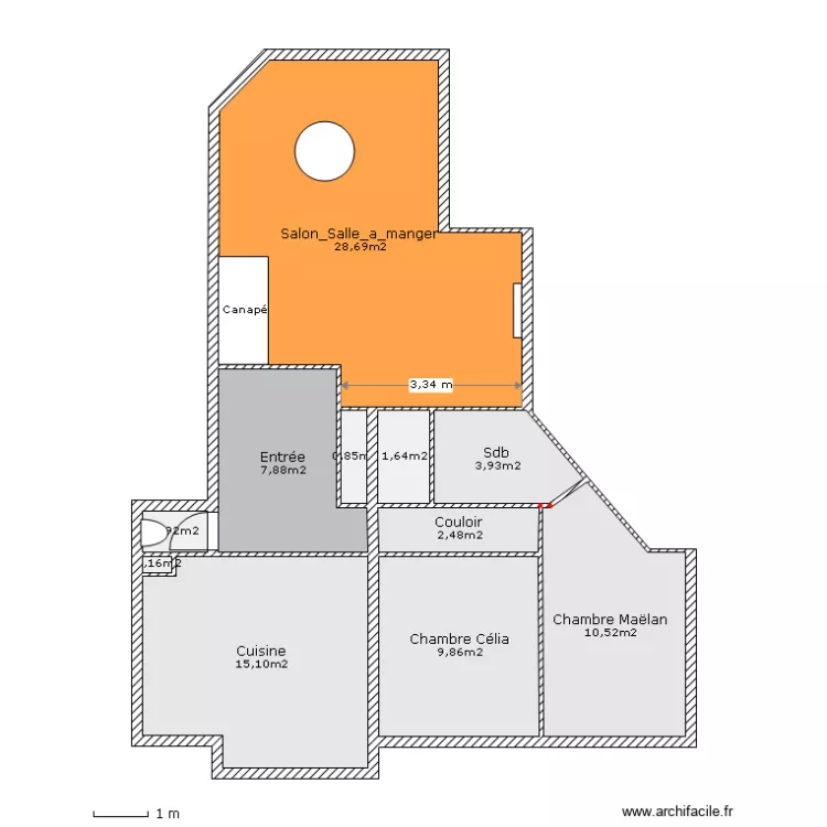 Appart_sansBureau3. Plan de 