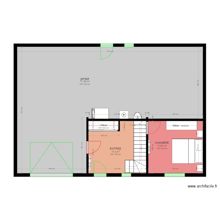 COUTAZ. Plan de 0 pièce et 0 m2