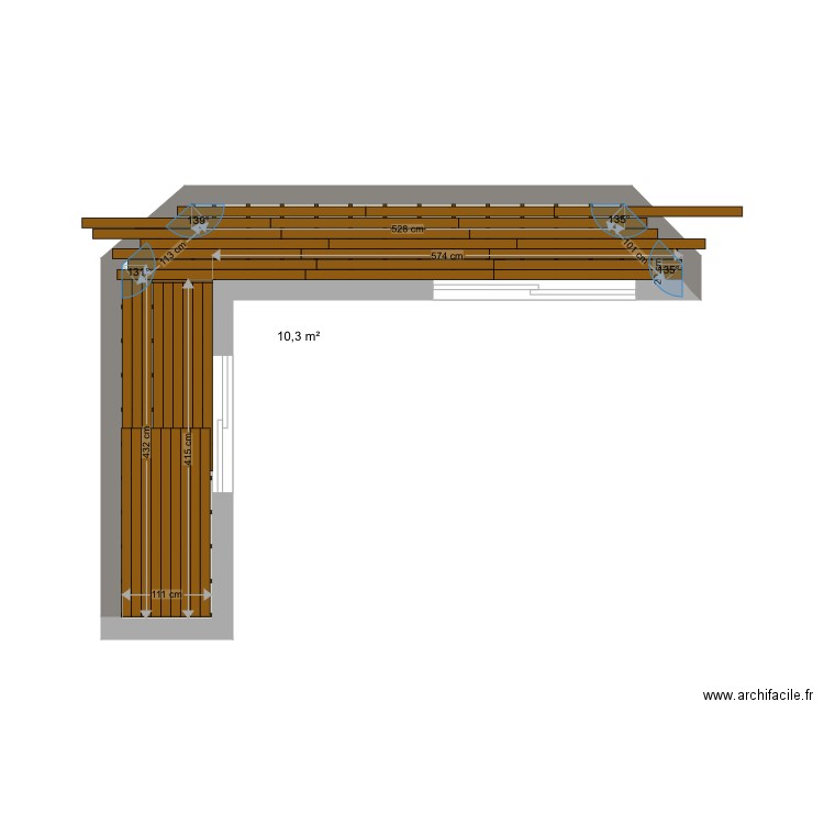 Rouvray Balcon. Plan de 0 pièce et 0 m2