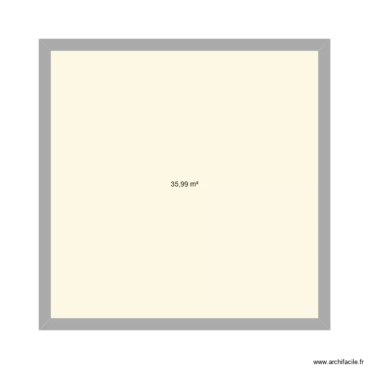 A construire. Plan de 1 et 36 m² A construire. Plan de 1 et 36 m²