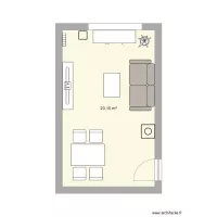 plan salon appart bihorel