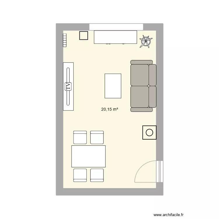 plan salon appart bihorel. Plan de 1 Pièce et 20 m² plan salon appart bihorel. Plan de 1 Pièce et 20 m²