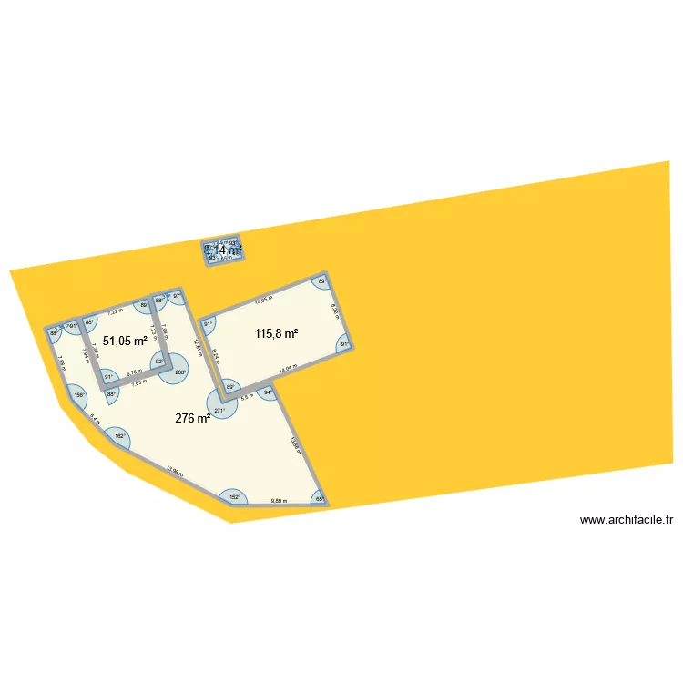 Garage Mesnil R Terrassement. Plan de 4 pièces et 451 m²