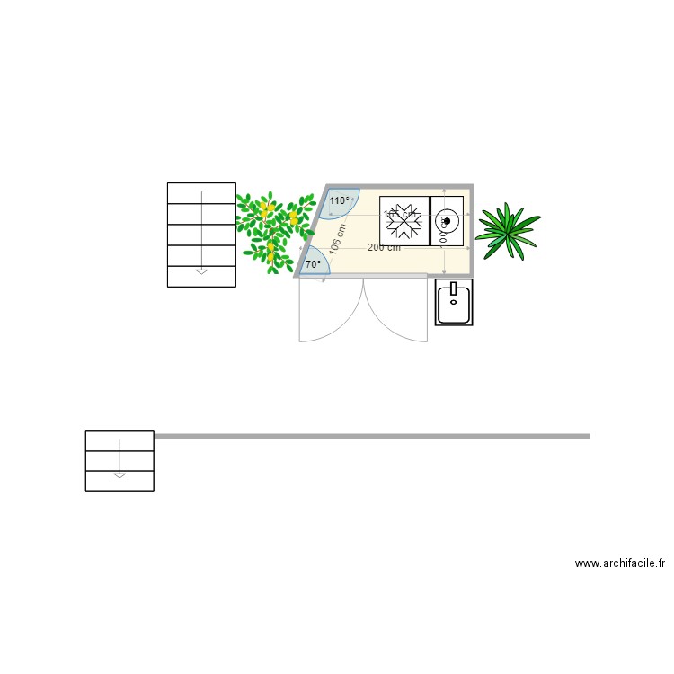 frejus cabane. Plan de 0 pièce et 0 m2